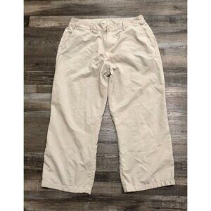 Under Armour Mens 36x27 Beige Flat Front Casual Golf Pants
